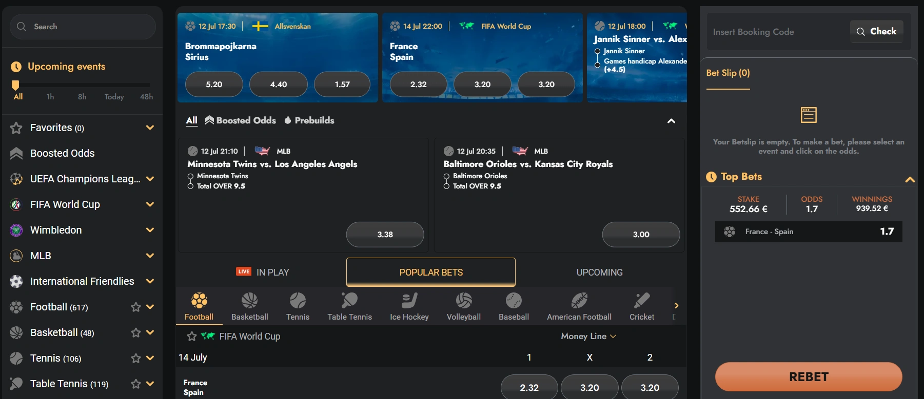 gransino sport betting